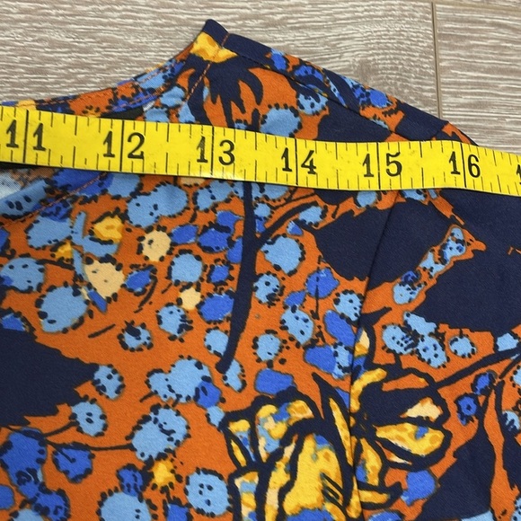 NWOT G.I.L.I. Got It Love It Long Sleeve Floral Bell Sleeve Blouse 8 - Picture 6 of 16